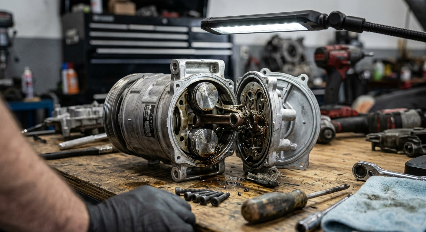 Compressor do Corolla com desgaste prematuro: o que os dados de pressão revelam e quando a troca é inevitável
